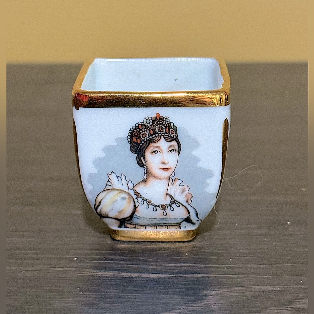 Antique 50’s Limoges Josephine collectible porcelain demitasse tea cup